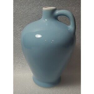 Genuine COORSITE Porcelain POTTERY Stoneware BLUE Pitcher 5 1/2" H x 3 1/2" Dia.